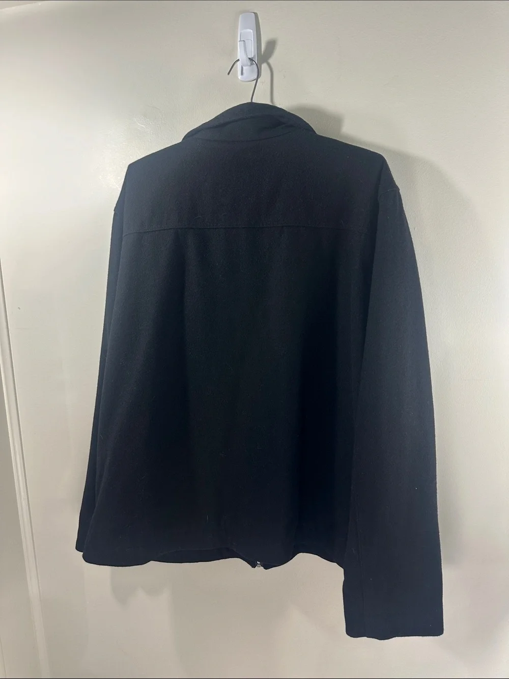 Old Navy Black Full-Zip Collared Bomber Jacket Men's XXL